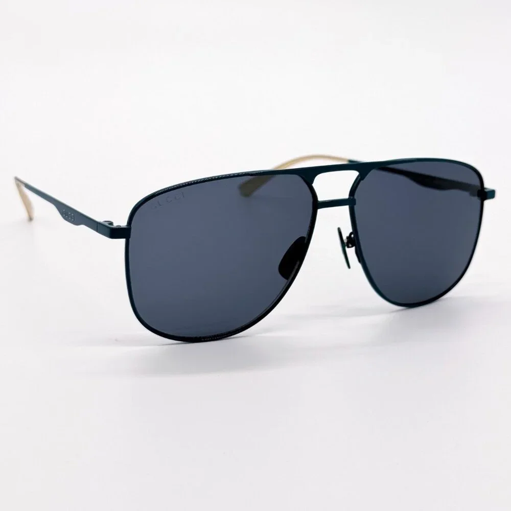NEW GUCCI GG0336S 003 UNISEX AVIATOR SUNGLASSES GUCCI - Picture 5 of 10
